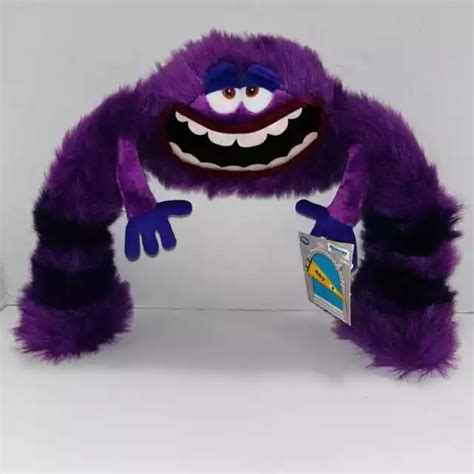 Disney Store Pixars Monsters University Art Purple Guy Plush Stuffed