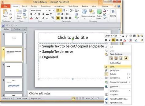 I want to have a striked definition: Text Decoration in Powerpoint 2010 | The highest quality ...