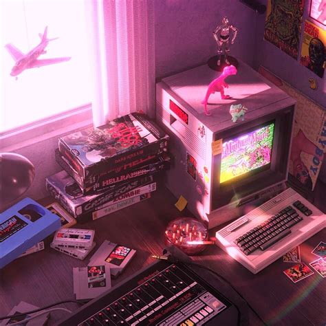 Ver más ideas sobre videojuegos, juegos retro, juegos clásicos. Oldschool Commodore 64 Computer 3d art synthwave artwork ...