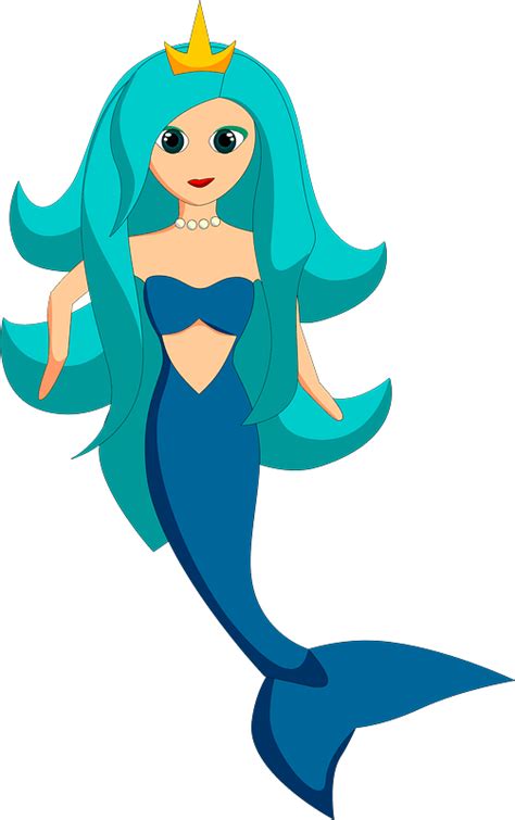 Cartoon Mermaid Clipart Free Download Transparent Png Creazilla