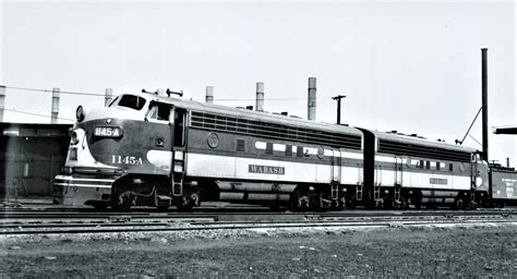 Wabash Railroad Delray Illinois Emd Class F7a 1145a Diesel