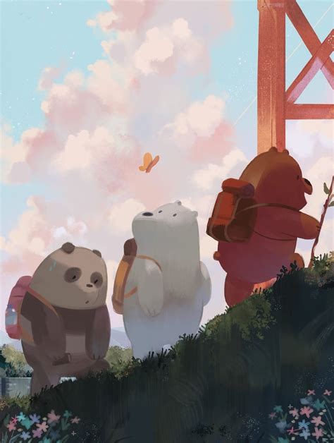 We Bare Bears: The Movie Poster Grizzly Panda and Ice Bear | Etsy