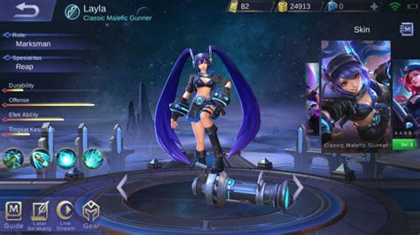 Layla is the first unlockable hero in mobile legends. Cara Mendapatkan Skin Layla Classic Malefic Gunner Mobile ...