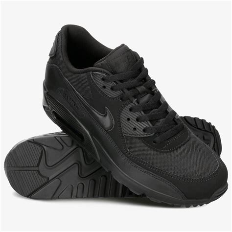 Buty Nike Air Max 90 Essential Męskie Całe Czarne All Black