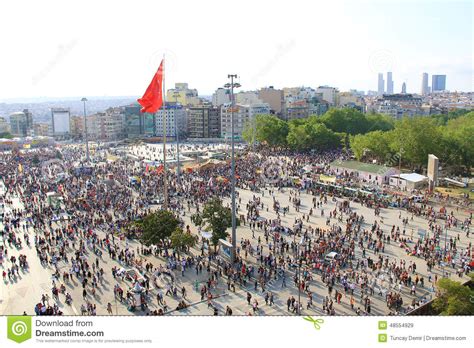 Protests In Turkey Taksim Square Editorial Stock Image Image Of Group
