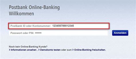 Postbank was formed from the demerger of the postal savings division of deutsche bundespost in 1990. Postbank Login - Login Seite