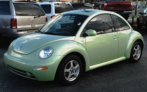 Example Of Cyber Green Paint On A 2001 Volkswagen Beetle Vw New