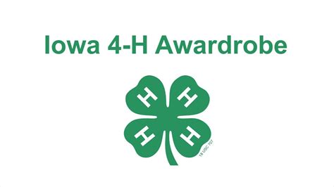 Iowa 4 H Awardrobe Overview Youtube