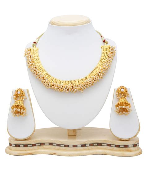 sukkhi gold plated necklace set buy sukkhi gold plated necklace set