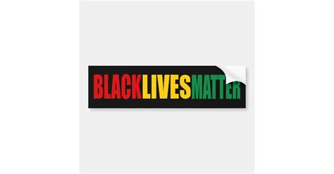 “black Lives Matter” Bumper Sticker Zazzle