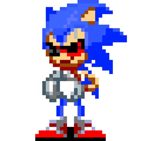 Pixilart Sonic Exe Sprite By Sonic Gamer