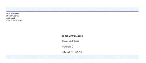 Every from or printing requires a different type of printer. MS Word Business Envelope Template | Word Document Templates