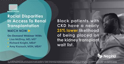 Racial Disparities In Access To Renal Transplantation Nephu