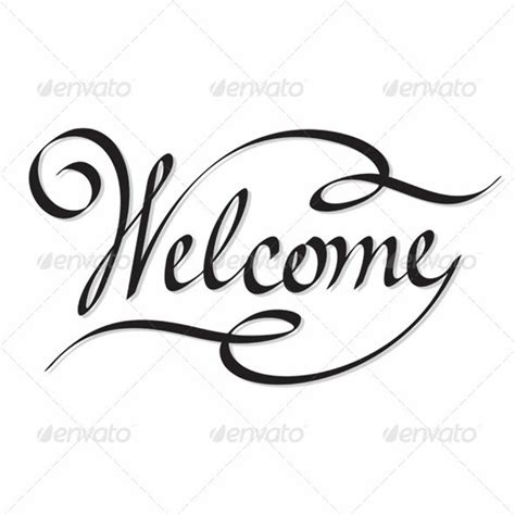 Download High Quality Welcome Clipart Cursive Transparent Png Images