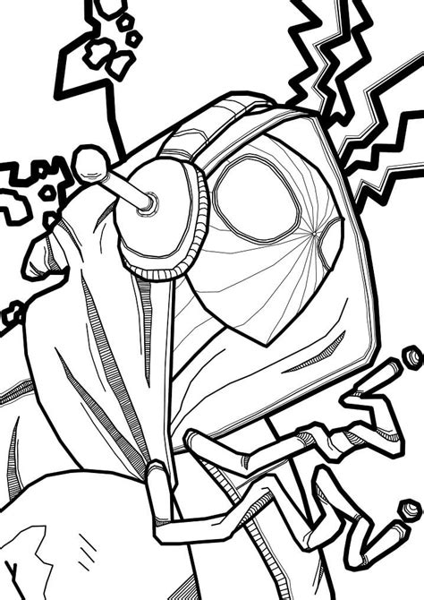 Miles Morales Coloring Pages - Free Printable Coloring Pages for Kids