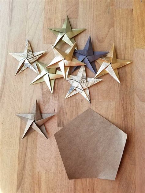 Diy Christmas Ornaments Origami Stars Mycraftchens Paper Ornaments