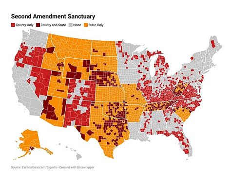 Over 60 Of Us Counties Are Now Second Amendment Sanctuaries