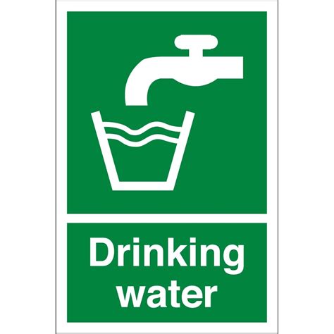 Drinking Water Signs From Key Signs Uk