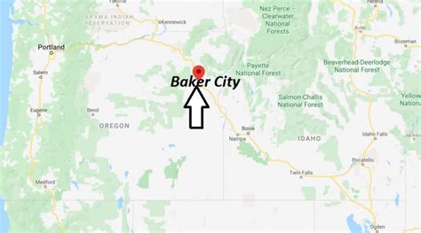 Baker City Oregon Map Zip Code Map