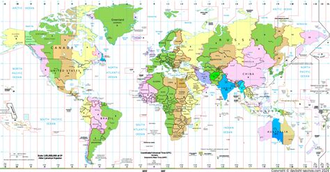mapa de husos horarios mapa de zonas horarias hora mundial images