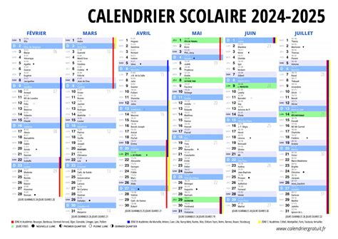 Calendrier Scolaire Excel Holly Laureen