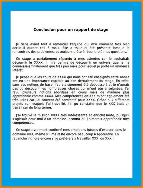 12 conclusion rapport de stage gouvernoratmaniema en 2020 Modèle