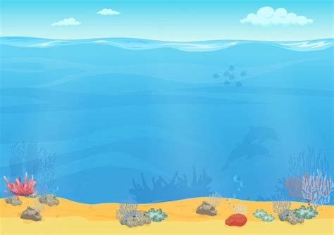 fondo del oceano animado - Búsqueda de Google | Ocean illustration, Sea