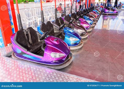 Bump Car In Amusement Park Editorial Photography Image Of Bright