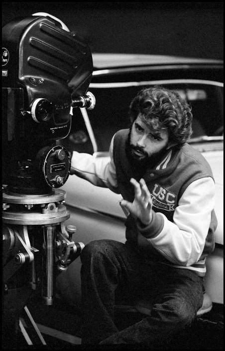 George Lucas On The Set Of American Graffiti Filmed In And Around The