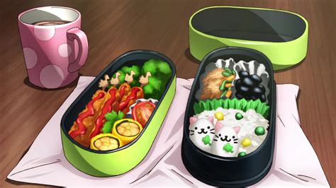 Food In Anime Food Anime Bento Food Illustrations