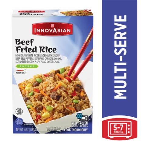 Innovasian Beef Fried Rice Multi Serve Entree Frozen 16 Oz Frys
