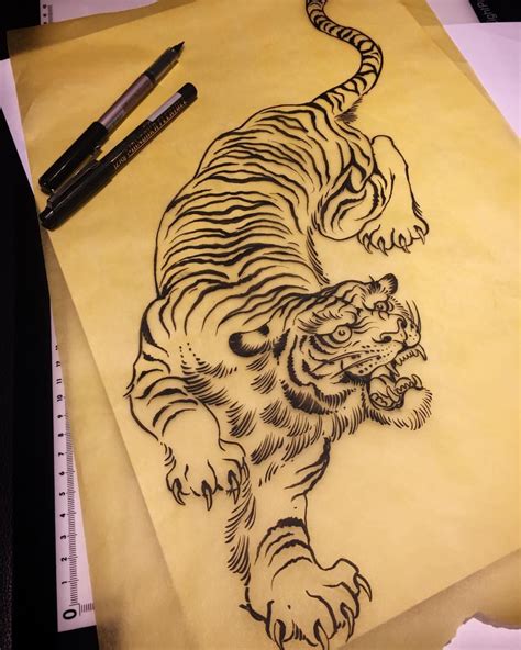 Irezumi Tattoos Tebori Tattoo Tiger Tattoo Sleeve Sleeve Tattoos