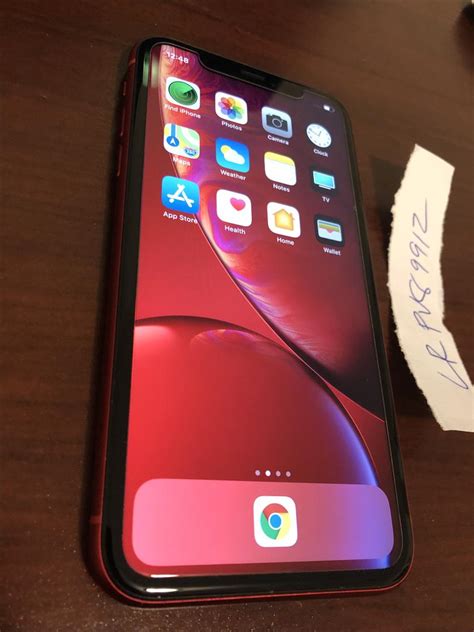 Apple Iphone Xr T Mobile Red 64gb A1984 Lrpv89912 Swappa