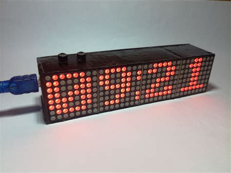 Max7219 Arduino Clock Artofit