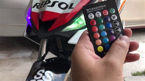 Sambil melihat pameran yang disediakan, saya menyinggah untuk mendapatkan maklumat tentang inovasi yang disediakan oleh green tech malaysia. DIY : RS150R tukar lampu multi colour LED - YouTube