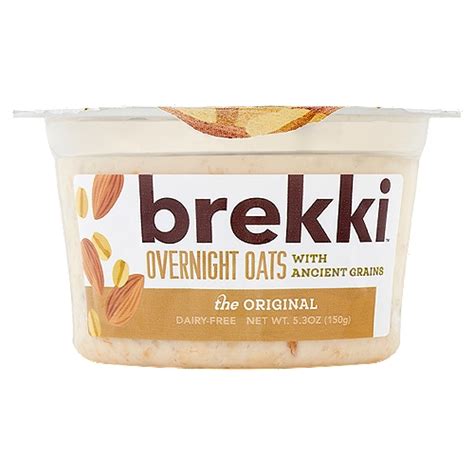 brekki the original overnight oats with ancient grains 5 3 oz