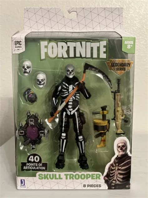 Fortnite Legendary Series Skull Trooper 6 Action Figure Toy 8 Piece