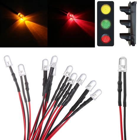 10pcspack New Useful Mini 4colors Constant Led Ultra Bright Water