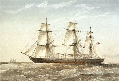 Otdih 29 Dec 1860 Royal Navy Ironclad Frigate Hms Warrior Launched