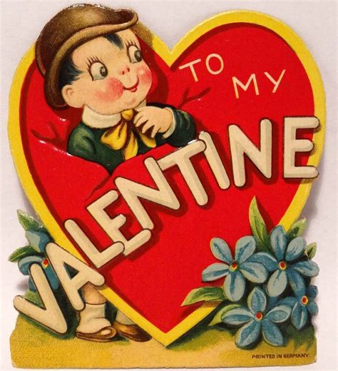 1930s Vintage Valentines Vintage Valentine Cards Retro Valentine Cards