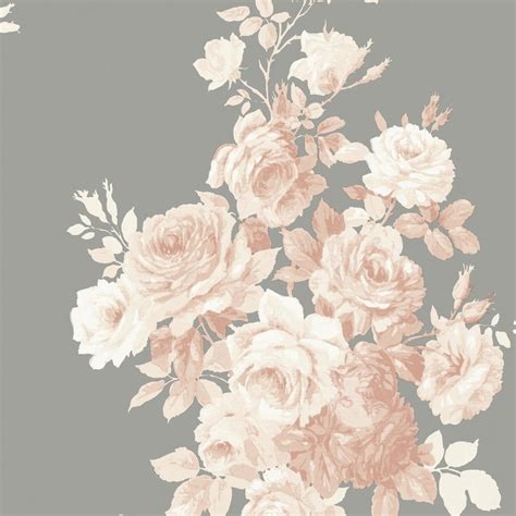 Me1530 Magnolia Home Wallpaper Vol 2 Tea Rose