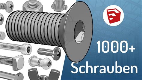 Gerade die detailgetreuen modelle von erfahrenen designern erfüllen hohe ansprüche und sind deshalb selten kostenlos. SketchUp 1000+ Schrauben kostenlos für 3D-Druck ...