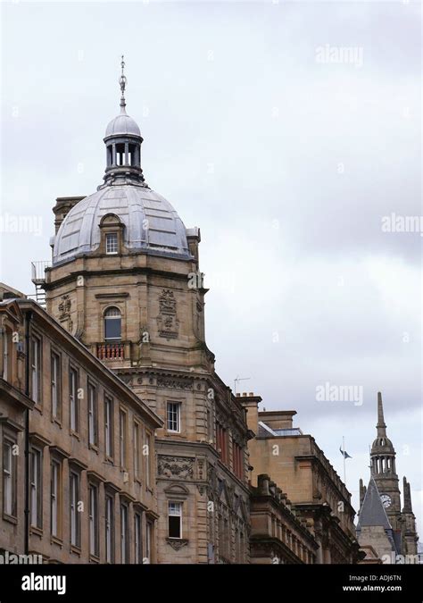 Downtown City Architecture Glasgow Scotland Uk Stock Photo Alamy