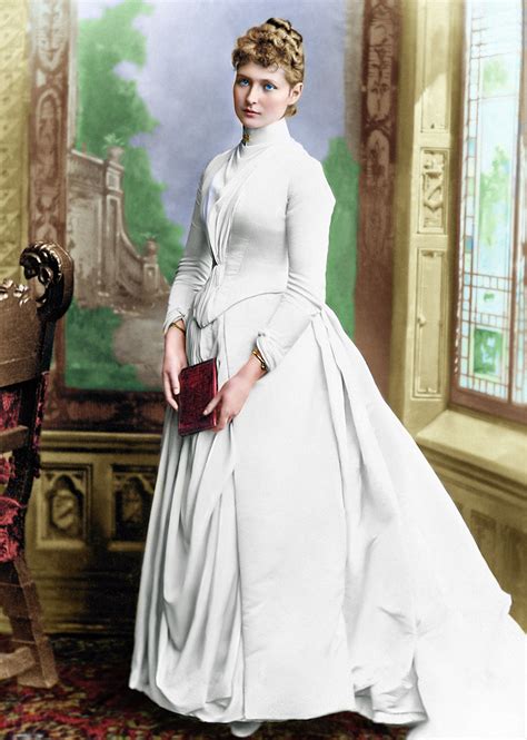 Princess Alix Of Hesse Later Empress Alexandra Bringing Black And