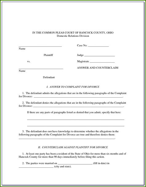 Divorce Forms Columbus Ga Form Resume Examples Qeyzaod98x