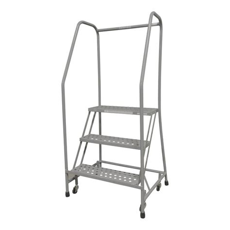 Cotterman Series 1000 16 X 10 X 60 3 Step Gray Powder Coated Steel