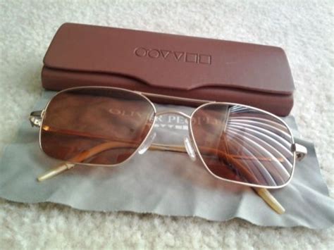 Oliver Peoples Victory 55 Polarized Aviator Michael Westen Sunglasses