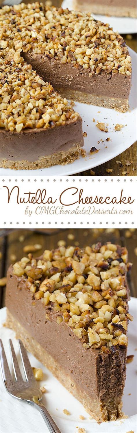 Nutella Cheesecake A Simple 30 Minute No Bake Cheesecake Recipe