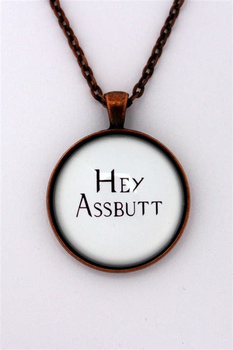 hey assbutt castiel supernatural dean winchester quote pendant necklace jewelry ebay