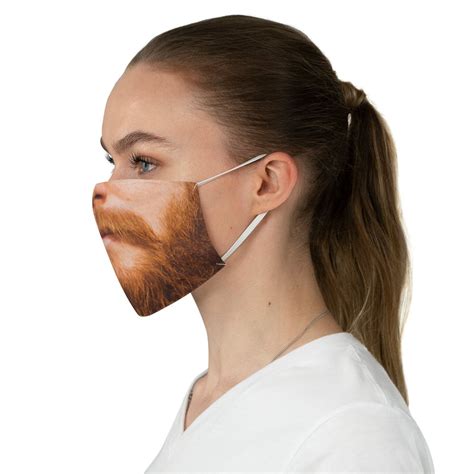 Beard Face Mask Covid Beard Mask Face Covering Fabric Etsy